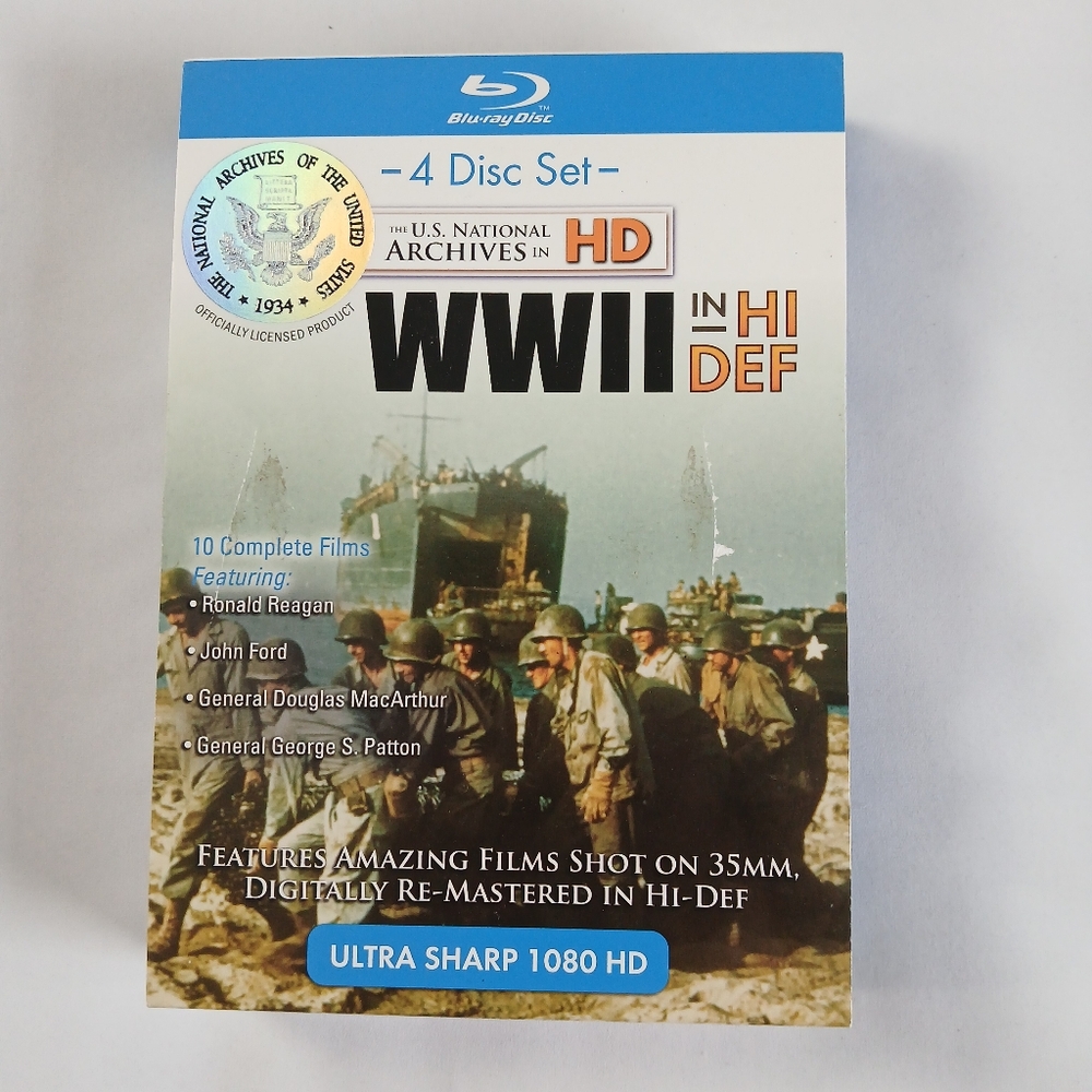 WWII In Hi Def Historical 4 Disc Blu-ray Set